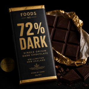 Foods NZ Dark Chocolate 72% - Midnight Discipline
