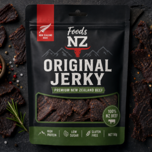 Foods NZ Original Beef Jerky 100g - Protein With Attitude