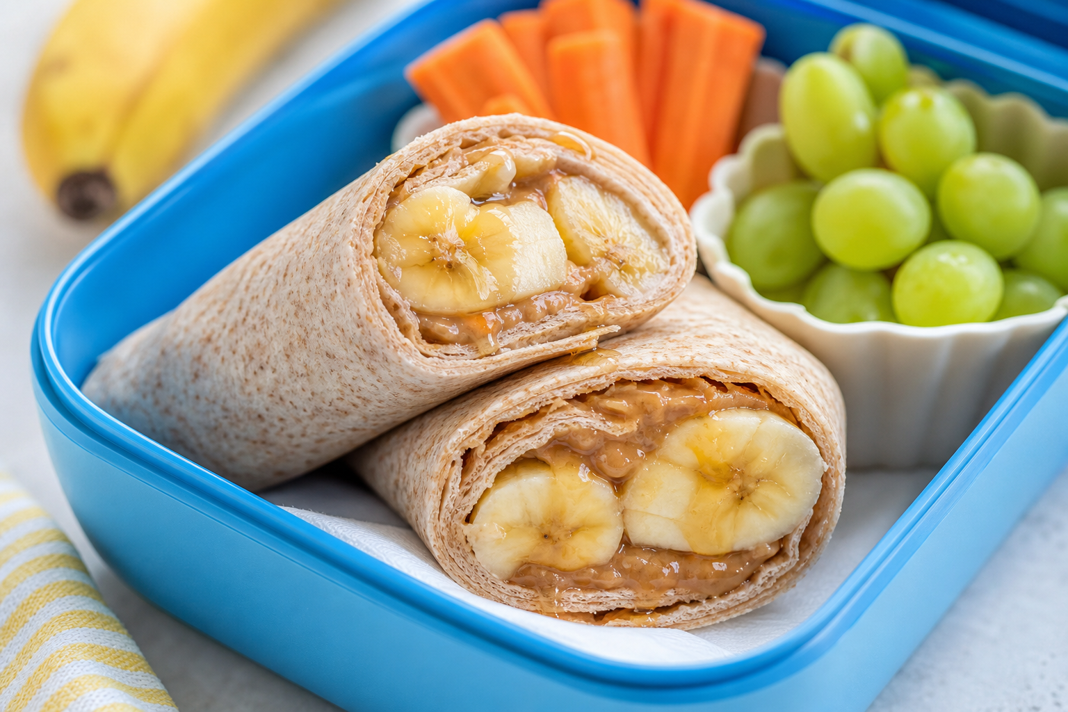 Honey Banana Wraps