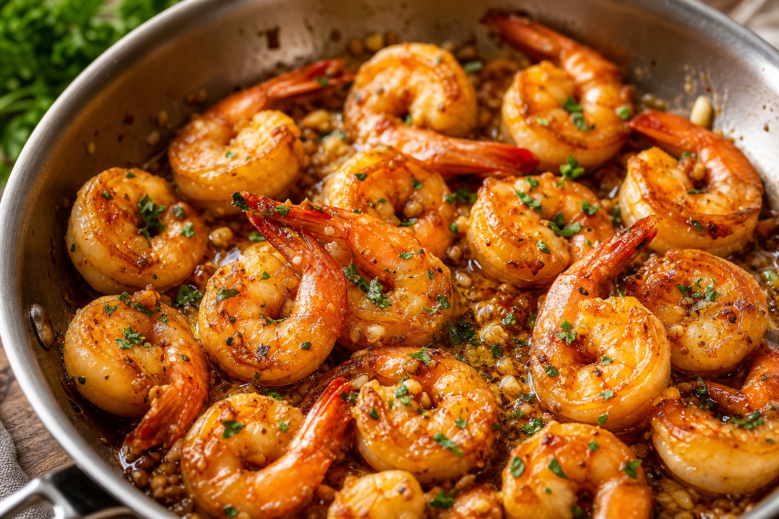 Honey Garlic Butter Prawns