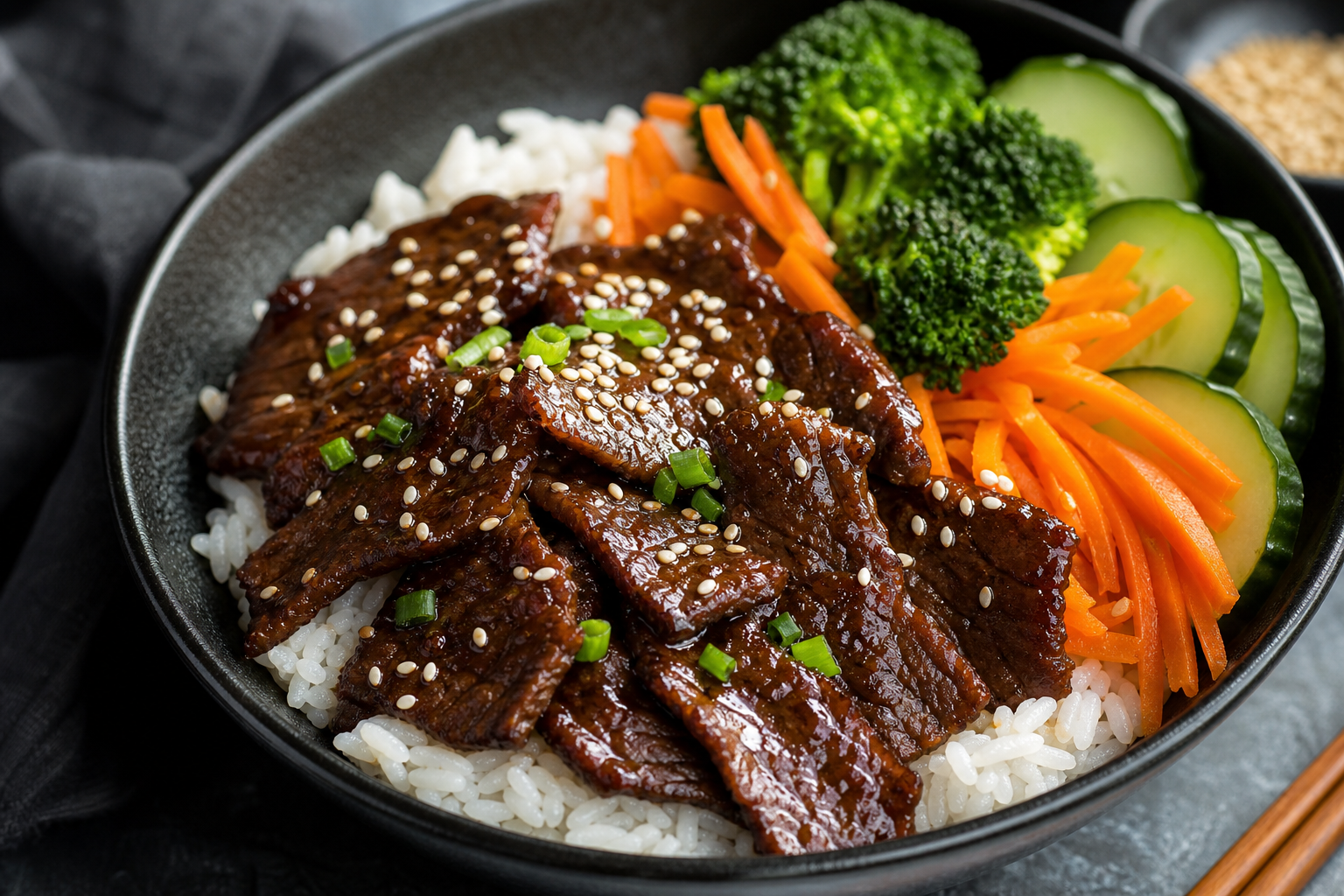 Teriyaki Jerky Rice Bowl